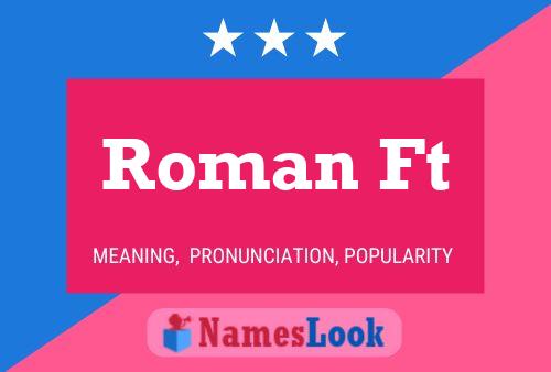 Roman Ft Naam Poster