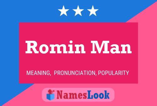 Romin Man Naam Poster