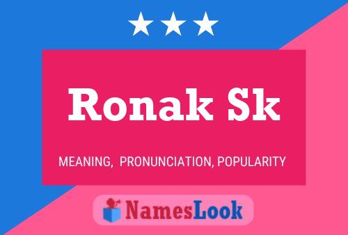 Ronak Sk Naam Poster