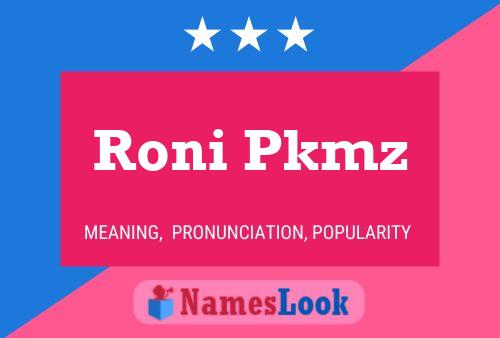 Roni Pkmz Naam Poster