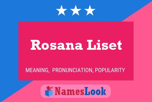 Rosana Liset Naam Poster