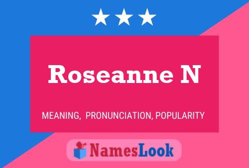 Roseanne N Naam Poster