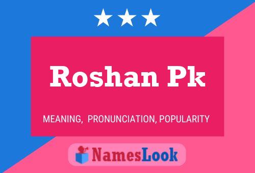 Roshan Pk Naam Poster