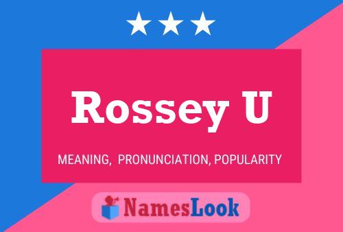 Rossey U Naam Poster