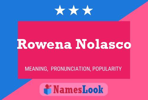 Rowena Nolasco Naam Poster