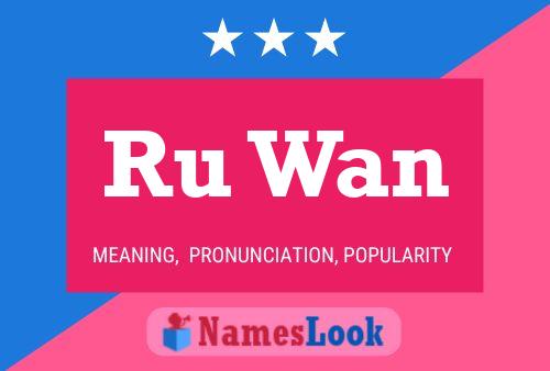 Ru Wan Naam Poster