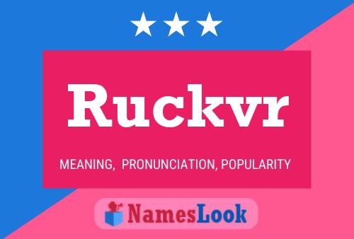 Ruckvr Naam Poster