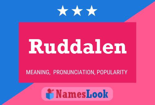 Ruddalen Naam Poster