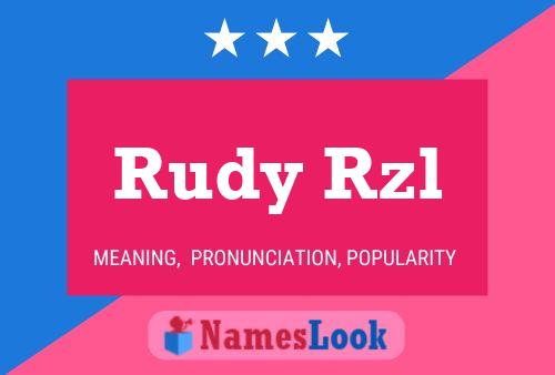 Rudy Rzl Naam Poster