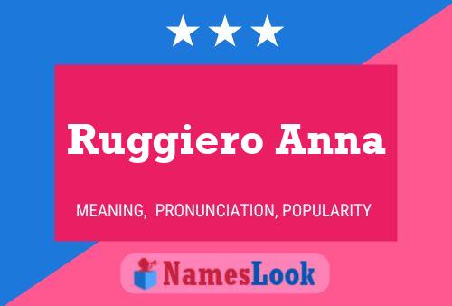 Ruggiero Anna Naam Poster