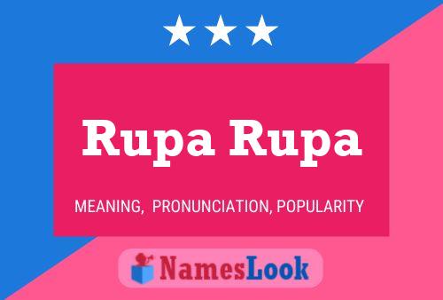 Rupa Rupa Naam Poster