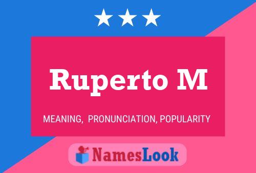 Ruperto M Naam Poster