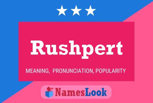 Rushpert Naam Poster