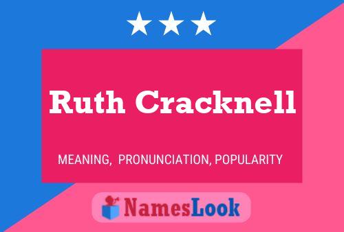 Ruth Cracknell Naam Poster