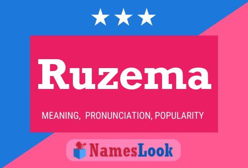 Ruzema Naam Poster