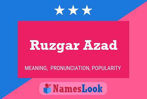 Ruzgar Azad Naam Poster