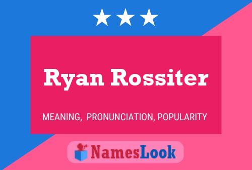 Ryan Rossiter Naam Poster