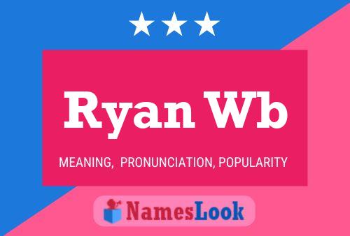 Ryan Wb Naam Poster