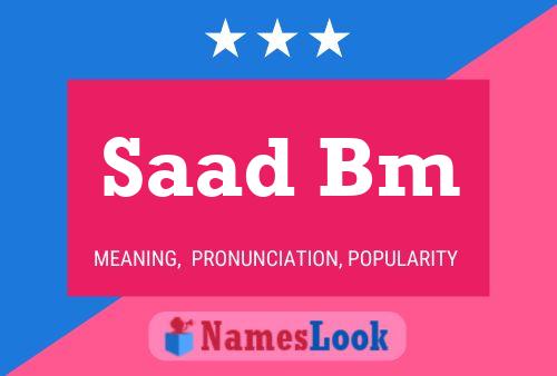 Saad Bm Naam Poster