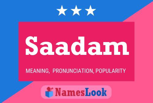 Saadam Naam Poster