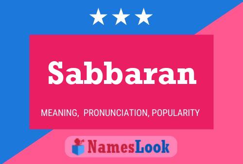 Sabbaran Naam Poster