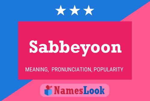 Sabbeyoon Naam Poster