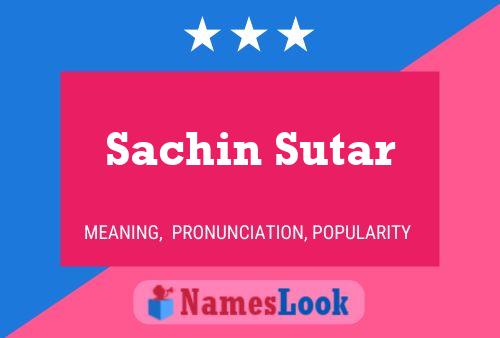 Sachin Sutar Naam Poster