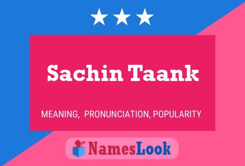 Sachin Taank Naam Poster