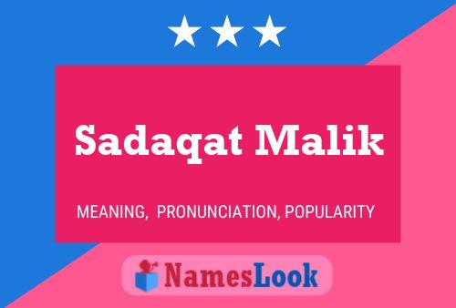 Sadaqat Malik Naam Poster