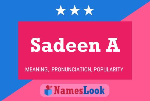 Sadeen A Naam Poster