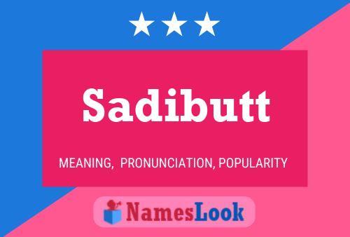 Sadibutt Naam Poster