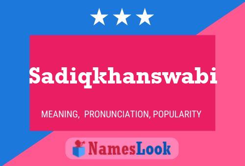 Sadiqkhanswabi Naam Poster