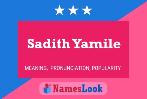 Sadith Yamile Naam Poster