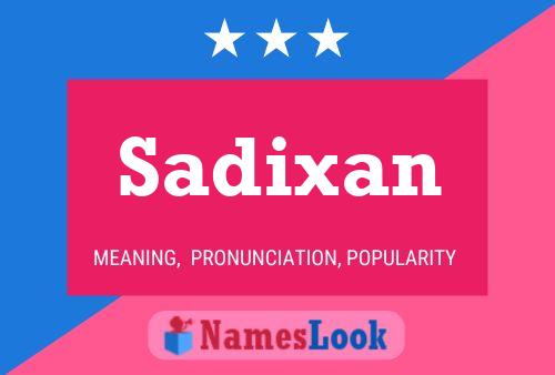 Sadixan Naam Poster