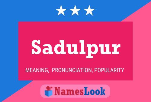 Sadulpur Naam Poster