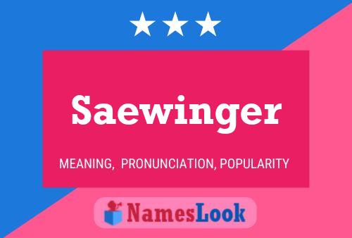 Saewinger Naam Poster