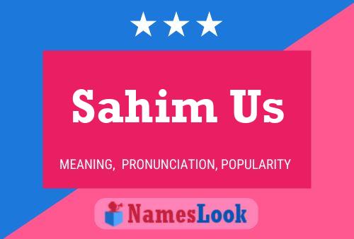 Sahim Us Naam Poster