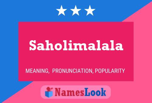 Saholimalala Naam Poster