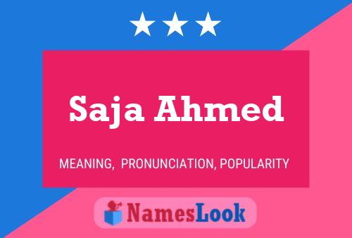 Saja Ahmed Naam Poster