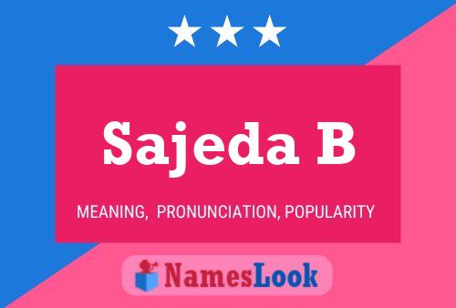 Sajeda B Naam Poster