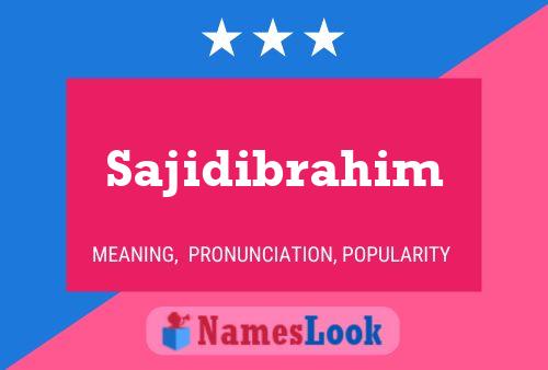 Sajidibrahim Naam Poster