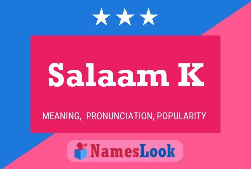 Salaam K Naam Poster