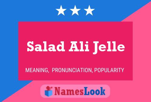 Salad Ali Jelle Naam Poster