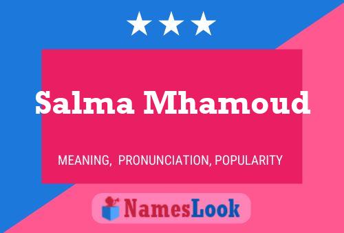 Salma Mhamoud Naam Poster