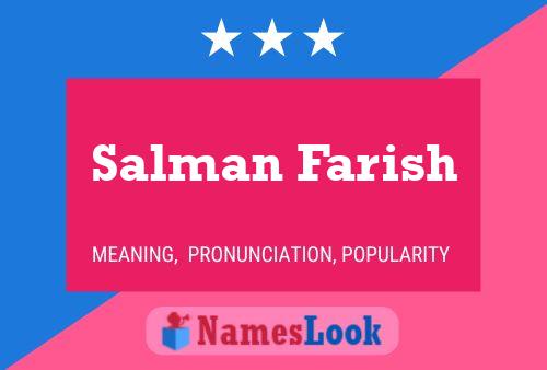 Salman Farish Naam Poster