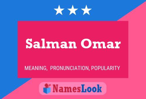 Salman Omar Naam Poster