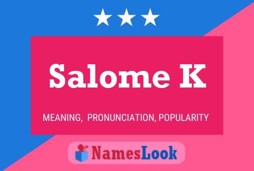 Salome K Naam Poster