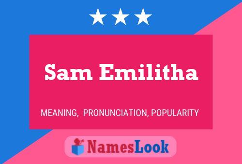 Sam Emilitha Naam Poster