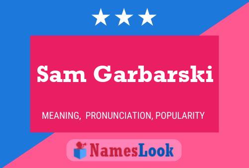 Sam Garbarski Naam Poster