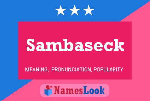 Sambaseck Naam Poster